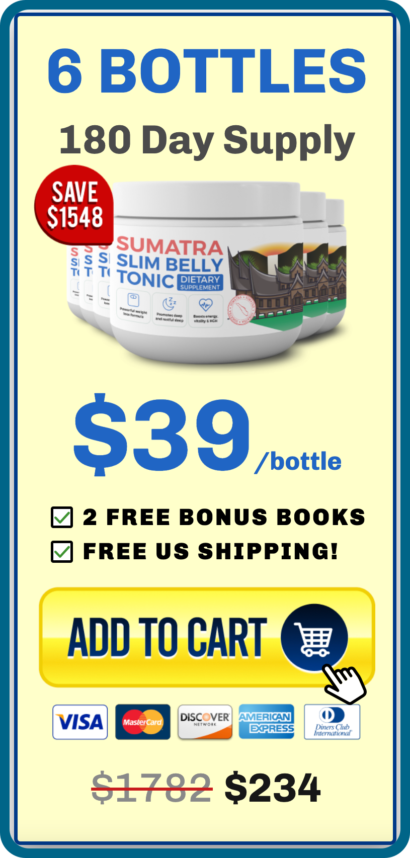 Sumatra Slim Belly Tonic™ - 6 Bottle